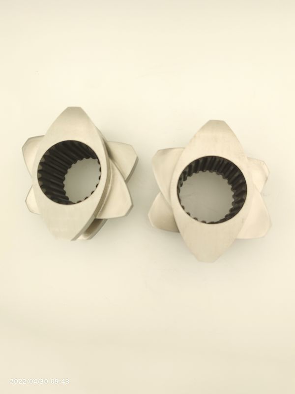 Двойной винтовой экструдер элементный кнединг блок сетка блок коррозионная и износоустойчивая