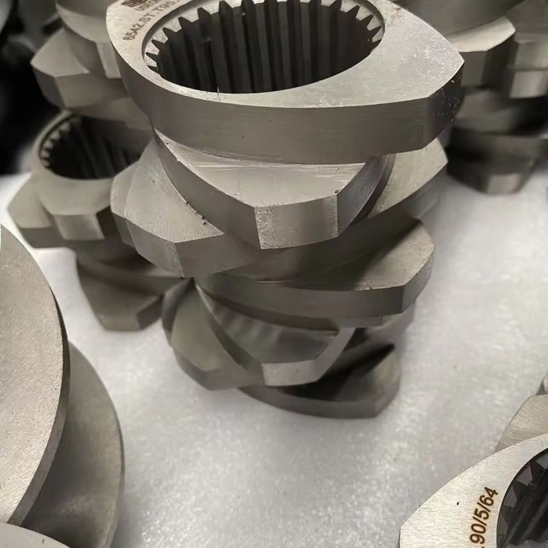 Высокоточный экструдированный винт и ствол Сегмент элемента винта для двухвинтовой экструдерной машины