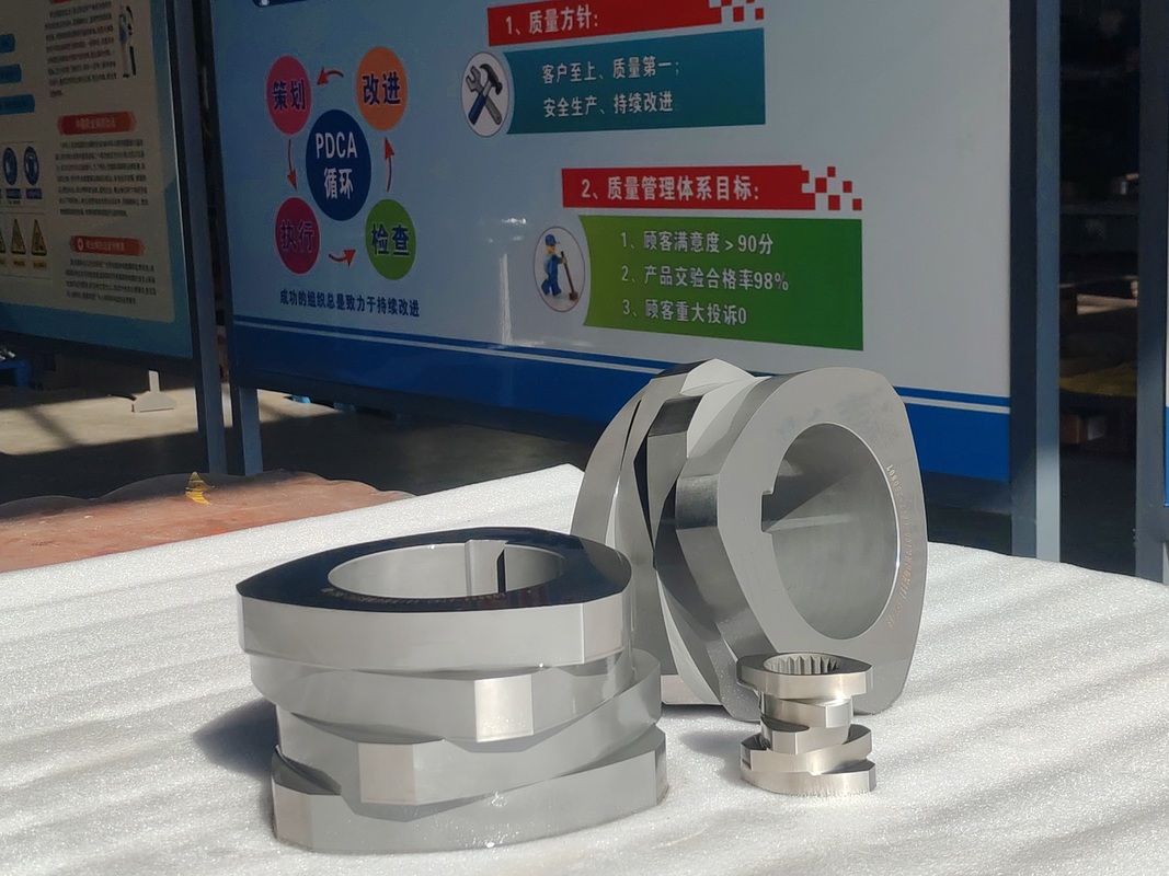 SZK 250 Twin Screw Extruder Screw Elements с сертификацией ISO 9001 и индивидуальными опциями