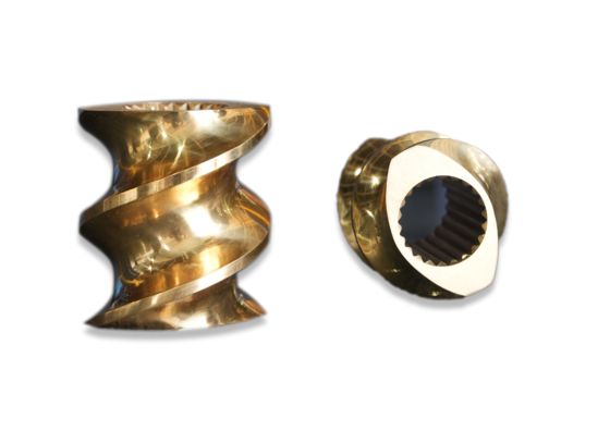 Центральный диаметр 35/52/65/75/85/95 мм, изготовленный на заказ материал, шнековые элементы и цилиндры для деталей экструзионных машин типа CTE